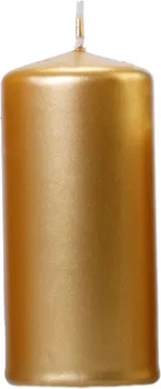 Zestaw świec PartyDeco metalizowane 12 x 6 cm 6 szt. Złote (ZES5902230730977)