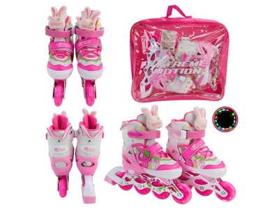 Детские ролики Extreme motion, S (30-33), розовые, RL2672