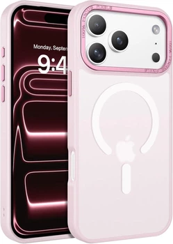 Чехол Wave Premium Matte Insane Guard case with MagSafe (TPU+PC) для Apple iPhone 17 Pro Max 6.9" Pink