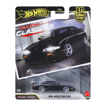 Машинка Premium Hot Wheels 1994 NISMO 270R (S14) Modern Classics 1:64 JKD99 Black