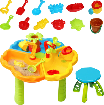 Stolik wodny Woopie 2 w 1 Piaskownica z Krzesełkiem (5906280655723)