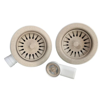 Сифон двойной для кухонной мойки Adamant FSA-02 terra 00007