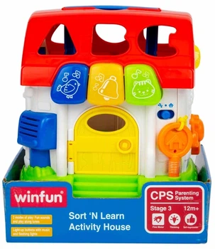 Інтерактивна іграшка-сортер WinFun ВінФан Будиночок з музикою і світловими ефектами (0772-NL)