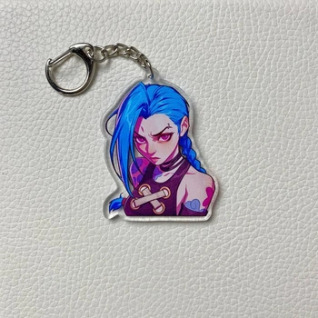 Акриловый Брелок Аркейн (Arcane) — Джинкс (Jinx)