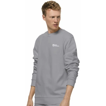 Світшот ESSENTIAL CREWNECK M Jack Wolfskin A63843_6920 46-48 Сірий (4064886419321)
