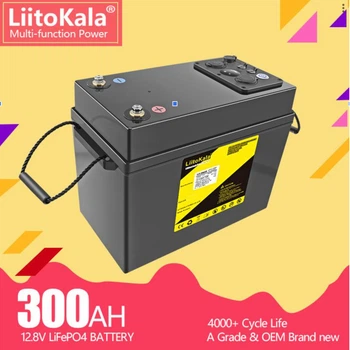 Аккумулятор LiitoKala LiFePO4 DC-12V300Ah+LCD
