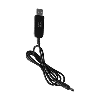 Кабель живлення для роутера Lesko USB-DC 12V 5.5*2.1 мм від Power Banka для Wifi