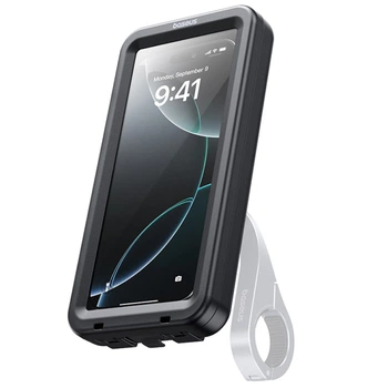 Вело- Мото- держатель Baseus PrimeTrip VB1 RainShield 6,9" (C0013D) (Cosmic Black) (251629)