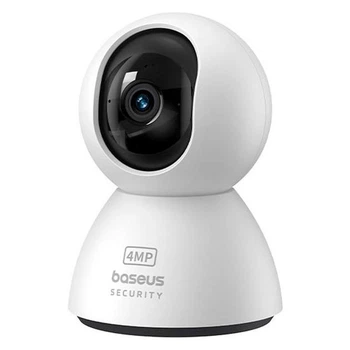 Умная камера видеонаблюдения Baseus P1 Security Indoor Camera 3K |внутренняя, 4MP, 8x Zoom, Wi-Fi 2.4 ГГц, 5 ГГц, 3K Ultra HD, обзор на 360°, AI-функции, двусторонняя аудиосвязь, ночное видение| Белый