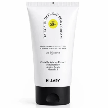 Сонцезахисний крем для тіла SPF СПФ 50 Hillary Daily Sun Defense Body Cream, 150 мл HI-07-118