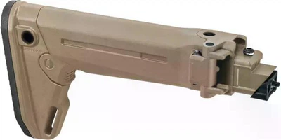Приклад складной телескопический Magpul Zhukov-S Stock для Сайги (для штампованной версии) - песочный