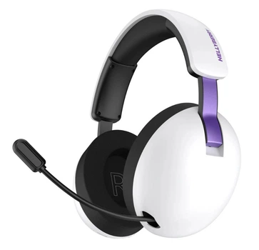 Бездротові ігрові навушники з мікрофоном HATOR HH-30-WV Hellyberry Wireless White-Violet