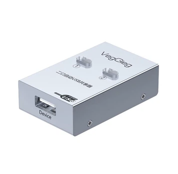 Коммутатор 2x1 USB VEGGIEG VF501 USB 2.0 PC to USB-B Scanner Printer Sharing Switch