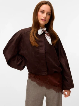 Бомбер жіночий Vero Moda 10346529 XS Chocolate Torte (5715905861261)