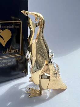 Фігурка з камінням Swarovski Пінгвін 7,5 см 160664