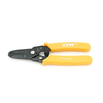 Инструмент для зачистки кабеля 7-1 Stripper YTH-5022, yellow, AWG24-14 Voltronic YT-CaSt7-1-YTH-5022