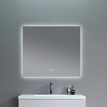 Дзеркало Qtap Taurus (TA1) 800×700 мм з LED-підсвічуванням Touch, з антизапотіванням, з димером, рег. темп. кольору (3000-6500K)