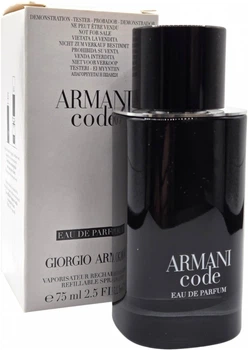 Тестер Парфюмированная вода для мужчин Giorgio Armani Code 75 мл (3614273636391)