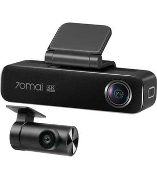 Автомобильный видеорегистратор 70mai Dash Cam 4K M800 HDR Set + Камера заднего вида 70mai Rear Cam Midrive RC14 Black