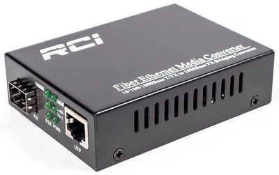 Медіаконвертер RCI RCI300S-G (1G, SFP slot, RJ45, standart size metal case)