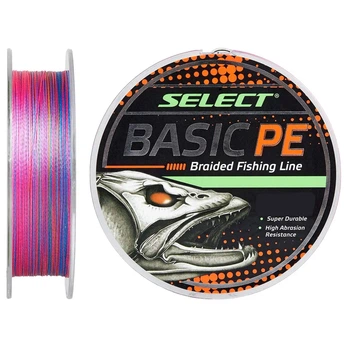 Шнур Select Basic PE (разноцв.) 150м 0.12мм 5.6кг / 12lb (1870-30-92)