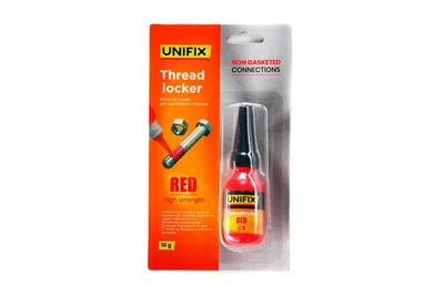 Фиксатор резьбы для неразборных соединений Unifix 10г красный