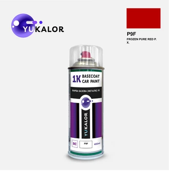 Фарба автомобільна аерозольна YUKALOR BMW P9F frozen pure red p x 2024 2024 400 мл
