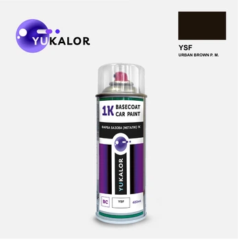 Фарба автомобільна аерозольна YUKALOR SUZUKI YSF urban brown p m 2015 2021 400 мл