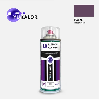 Фарба автомобільна аерозольна YUKALOR DAF F3426 violet f3426 400 мл