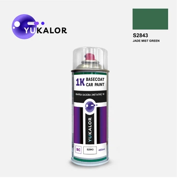 Фарба автомобільна аерозольна YUKALOR CBOX S2843 jade mist green 400 мл