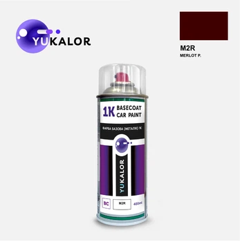 Фарба автомобільна аерозольна YUKALOR KIA M2R merlot p 2015 2022 400 мл