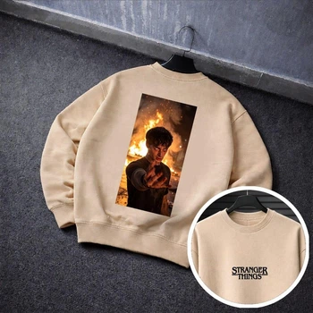 Світшот (унісекс) Stranger Things S Бежевий (KNB-356)