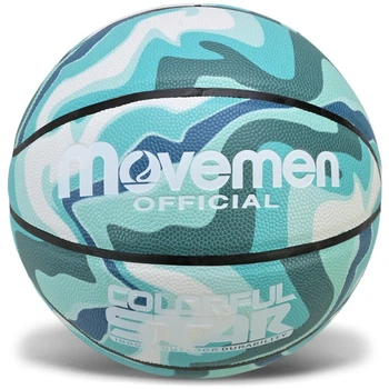 Баскетбольный мяч Movemen No7 Official PU 600 г профессиональный для игры в зале и на улице