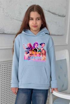 Детское худи для девочки Спиногриз K-POP demon Huntrix СПИ- Н061 134 см голубой