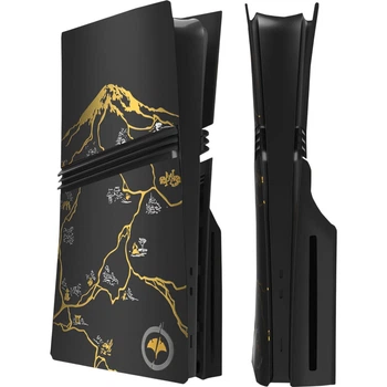 Сменная панель DK Faceplate Replaceable 4in1 для PlayStation 5 Pro Blue-Ray Faceplate Ghost Black Yotei [163768]