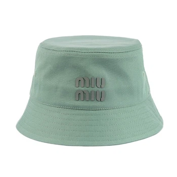 Молодежная панама "miu-miu" Фисташковый