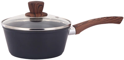 Ківш із кришкою Bravo Chef BC-4101-18 1.6 л 18 см чорний