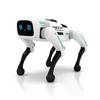 Умная интерактивная собака-робот Mech Guardian с пультом и голосовыми командами Белый (i7-186926)