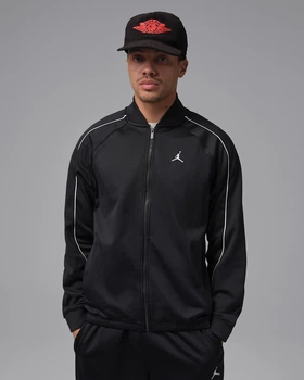 Кофта чоловіча Jordan Brooklyn Tricot Tracksuit S Чорний IO0745-010