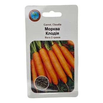 Семена морковь Клодия (тип Нантес) 2г Agro Paradise