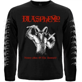Футболка з довгим рукавом Rockway Blasphemy "Victory (Son Of The Damned)" Чорний, Розмір XL