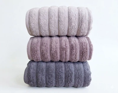 Набір турецьких махрових рушників Cestepe MicroCotton Premium 3 штуки 50x90 Ezgi 2 щільність 600 г/м2