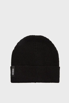 Чоловіча чорна шапка BEANIE Guess OS AM9542WOL01