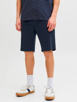 Шорты хлопковые короткие мужские Jack & Jones 12249285 XL Темно-синие (5715434008823)