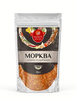Морква сушена подрібнена TM WAKA, 70г