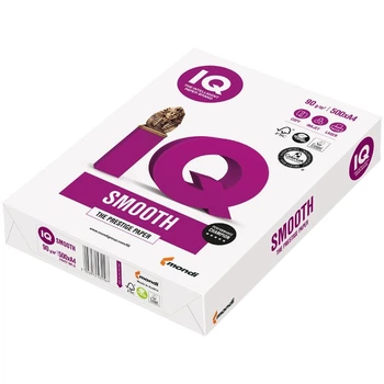 Бумага офисная А4 IQ SMOOTH 90 г/м²., 500 листов. (Mondi, Austria)