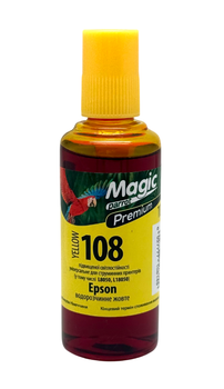 Чернила Epson Yellow № 108 Magic Германия 100 мл. Чернило для струйного принтера Епсон L 8050 18050