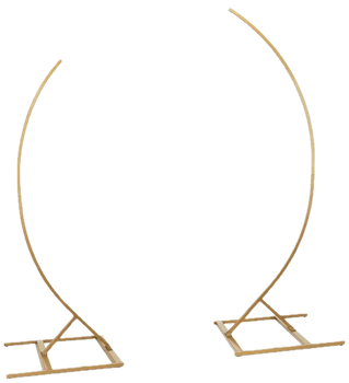 Стійка для фону PartyDeco 2 неповні арки 200 x 180 см Золота SNT6-200-019 (5904555048621)