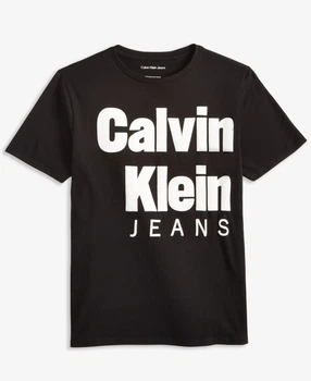 Детская футболка Calvin Klein с логотипом 1159860427 (Черный M) на рост 135-150 см