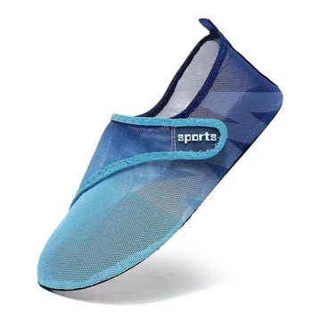 Обувь для пляжа и кораллов аквашузы Diving shoes синие плоская подошва 40-41 ( 25 см ) 244